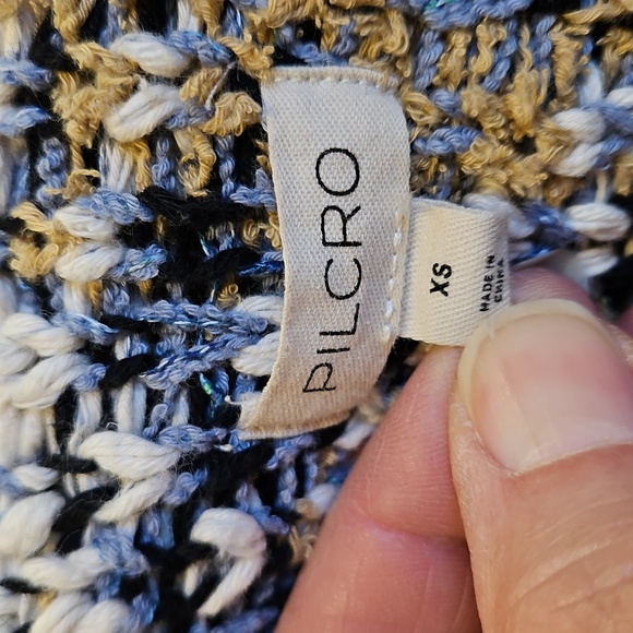 Anthropologie PILCRO Collared Cropped Cardigan Sweater - XS - Picture 3 of 4